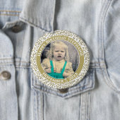 Ihr Foto 70. Geburtstag Zahlenmuster - Gold Button (Beispiel)