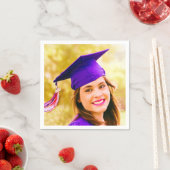 Ihr Foto Abschluss Serviette (Beispiel)