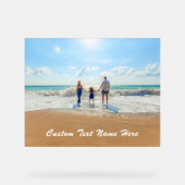 Ihr Foto Akryllisches Zeichen mit benutzerdefinier Acrylschild (Vorderseite)