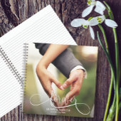 Ihr Foto auf dem Gästebuch von Wedding Notizblock