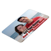 Ihr Foto auf einem flexiblen Magnet (Linke Seite)