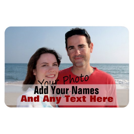 Ihr Foto auf einem flexiblen Magnet (Horizontal)