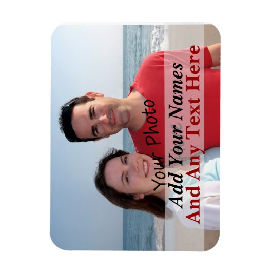 Ihr Foto auf einem flexiblen Magnet (Vertikal)