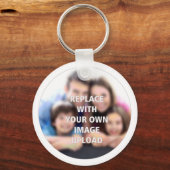 Ihr Foto auf einem Schlüsselanhänger (Vorderseite)