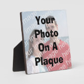 Ihr Foto auf einer Ebene Fotoplatte (Vorderseite)