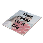 Ihr Foto auf einer Fliese (Seite)