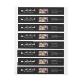 Ihr Foto auf schwarzer (Bogen)