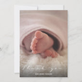 Ihr Foto, Baby, Baby Dusche danke Karte (Vorderseite)