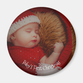 Ihr Foto Baby's First Christmas Keepake Magnet