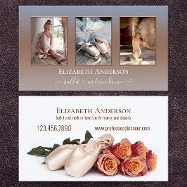 Ihr Foto Ballett Moderner Tanz Visitenkarte