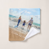 Ihr Foto Bath-Handtuch-Set mit benutzerdefiniertem Badhandtuch Set (Waschlappen)
