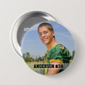 Ihr Foto Benutzerdefinierter Fußball oder Ihre Spo Button (Vorne & Hinten)