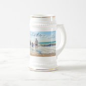Ihr Foto Bierstein mit benutzerdefiniertem Text Bierglas (VorderseiteRechts)