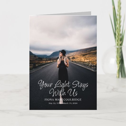 Ihr Foto Bleibe das Memorial-Programm Programm (Vorderseite)