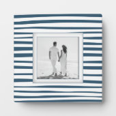 Ihr Foto Blue Stripes Fotoplatte (Vorderseite)