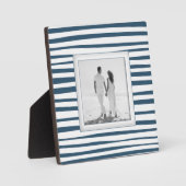 Ihr Foto Blue Stripes Fotoplatte (Vorderseite)