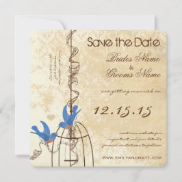 Ihr Foto Bluebirds Bauernhof Birdcage Save The Date