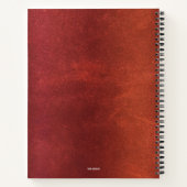 Ihr Foto Brautparty Gästebuch Spiral Notebook Notizblock (Rückseite)