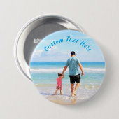 Ihr Foto-Button-Geschenk mit benutzerdefiniertem T Button (Vorne & Hinten)