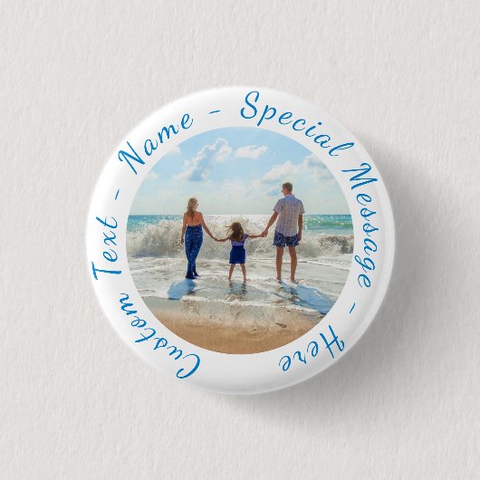 Ihr Foto-Button-Geschenk mit benutzerdefiniertem T Button (Vorderseite)