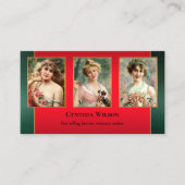 Ihr Foto Classic Romantic Autor Buchcover Visitenkarte (Vorderseite)