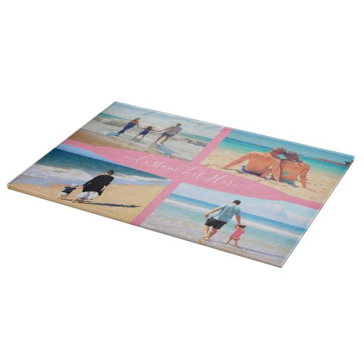 Ihr Foto Collage Cuting Board mit benutzerdefinier Schneidebrett (Ecke)