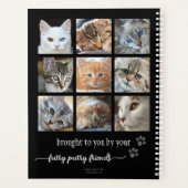 Ihr Foto Collage Niedlich Cat Planner Planer (Rückseite)