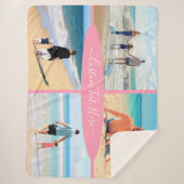 Ihr Foto Collage Sherpa Blankon mit benutzerdefini Sherpadecke (Vorderseite)