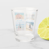 Ihr Foto Collage Shooting Glass und Ihr benutzerde Schnapsglas (Rückseite)