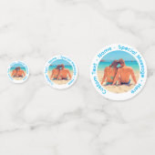 Ihr Foto Confetti mit benutzerdefiniertem Text Per Konfetti (Vorderseiten)