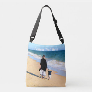 Ihr Foto-Crossbody-Bag mit benutzerdefiniertem Tex Tragetaschen Mit Langen Trägern