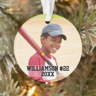 Ihr Foto Custom Baseball oder Ihr Sport Ornament