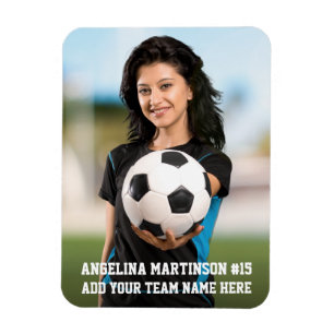 Ihr Foto Custom Soccer oder Ihr Sport Magnet