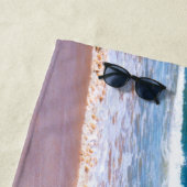 Ihr Foto Custom Text Beach Handtuch Personalisiert (Beispiel)