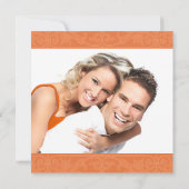 Ihr Foto Damask Bird Cage Wedding Save the Date Einladung (Rückseite)