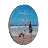 Ihr Foto Dart Board Geschenk mit benutzerdefiniert Dartscheibe (Vorderseite Links)