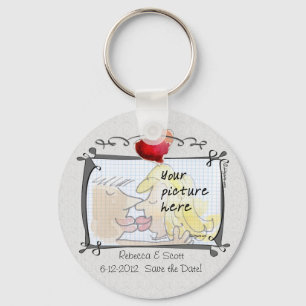 Ihr Foto, das Save the Date Schlüsselanhänger