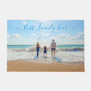 Ihr Foto-Doormat-Text für Ihre Familie - Beste Fam Fußmatte