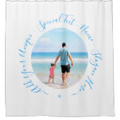 Ihr Foto-Duschvorhang mit benutzerdefiniertem Text Duschvorhang (Vorderseite)