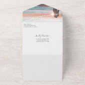 Ihr Foto Einfache moderne Hochzeit All In One Einladung (Außenbereich)