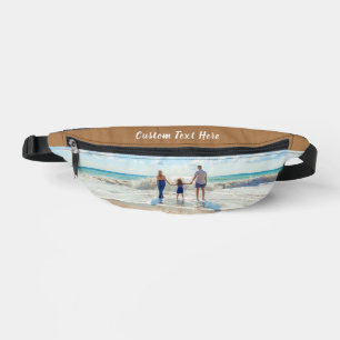Ihr Foto Fanny Pack mit benutzerdefinierten Text- Bauchtasche