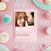 Ihr Foto fett und modern Save the Date Einladung