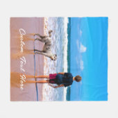 Ihr Foto Fleece Blanka mit einem benutzerdefiniert (Vorderseite (Horizontal))