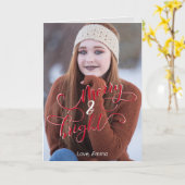 Ihr Foto fröhlich und hell Karte (Gelbe Blume)