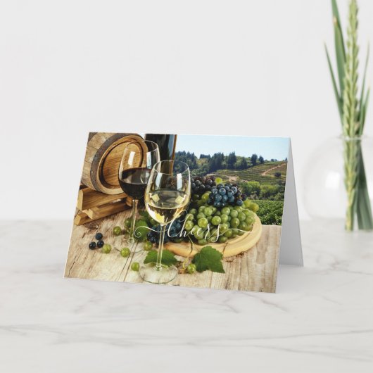 Ihr Foto Funny Wine Mother Day Grußkarte Karte (Vorderseite)