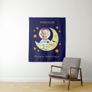 IHR FOTO für Astronauten Wandteppich
