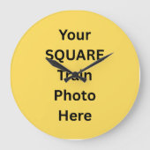 Ihr Foto für den Zug auf dem Platz Große Wanduhr (Vorderseite)