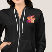 IHR FOTO FÜR DIE WAHL AUF BACK Zippered Hoodie