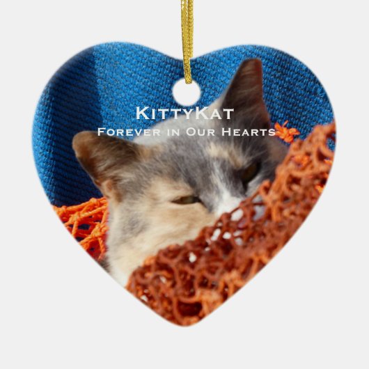 IHR FOTO für Heimtiere oder Hunde Personalisiert Keramik Ornament (Vorne)