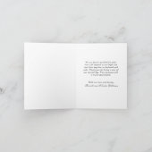 Ihr Foto für Hochzeiten Dankeskarte (Innenseite)